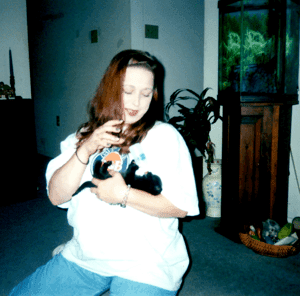 Kitten bottle feeding