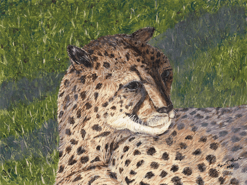 Shadow - Spier, South Africa painting