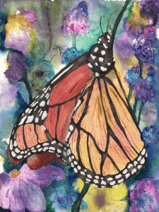 Merry Monarch painting