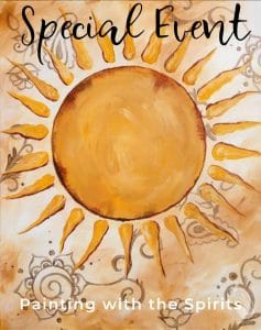 Abstract Sun Painting